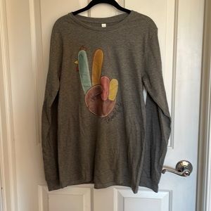 NWOT Bella Canvas Thanksgiving T-shirt.
